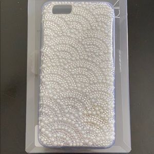 Crystal and pearl encrusted iPhone case